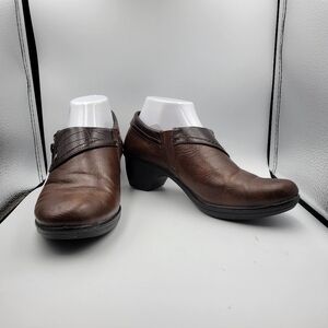 Easy Street Darcy Brown Heeled Boot Sz 8